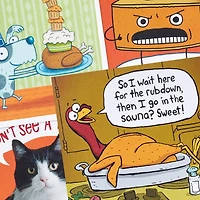 Big Slice of Gratitude Assorted Funny Thanksgiving Cards, Pack of 16 for only USD 10.99 | Hallmark