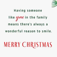 You're Always a Wonderful Reason to Smile Christmas Card for Great-Grandson for only USD 3.99 | Hallmark