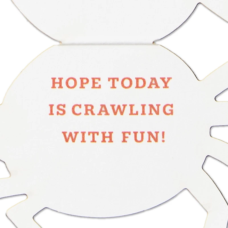 Spider in Web Paper Craft Halloween Card With Mini Card for only USD 5.99 | Hallmark
