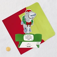 Christmas Cod Fish Pun Funny 3D Pop-Up Christmas Card for only USD 7.99 | Hallmark