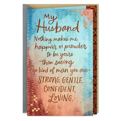 Strong, Gentle, Confident Anniversary Card for Husband for only USD 4.59 | Hallmark