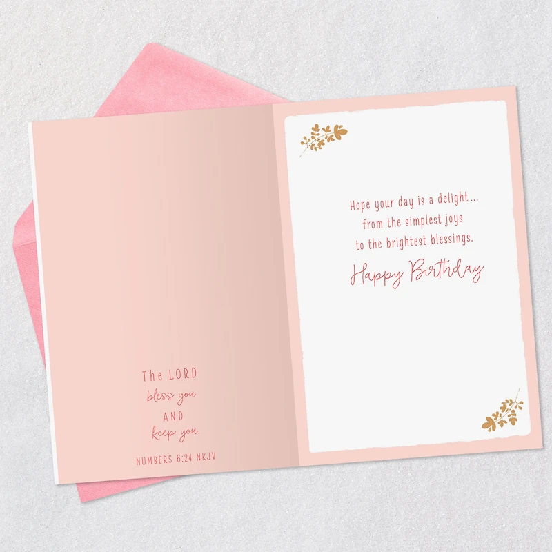 Simple Joys and Bright Blessings Religious Birthday Card for only USD 2.50 | Hallmark
