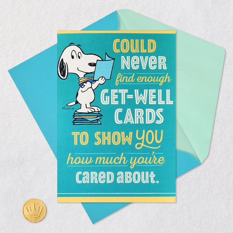 Peanuts® Snoopy Never Enough Cards Funny Get Well Card With Mini Cards for only USD 6.59 | Hallmark