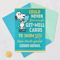 Peanuts® Snoopy Never Enough Cards Funny Get Well Card With Mini Cards for only USD 6.59 | Hallmark