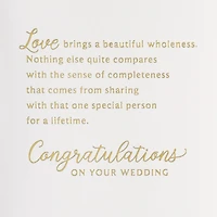 Love Brings Wholeness Wedding Card for Couple for only USD 6.59 | Hallmark