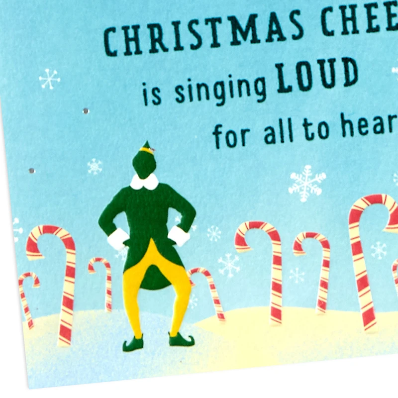 Elf Singing Loud for All to Hear Christmas Card With Spinner for only USD 6.59 | Hallmark
