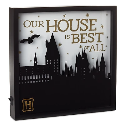 Harry Potter™ Hogwarts™ Lighted Shadow Box Wall Decor, 10.5" for only USD 34.99 | Hallmark