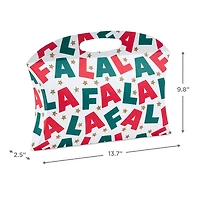 Fa La La Lettering Large Christmas Pillow Box With Handle for only USD 3.99 | Hallmark