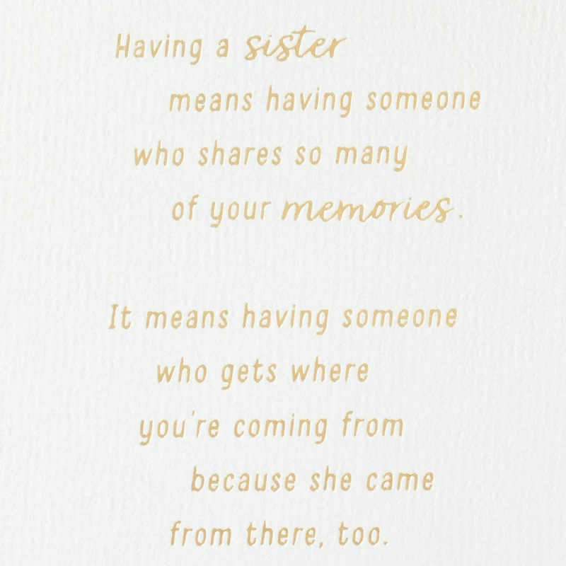 A Friend for Life Birthday Card for Sister for only USD 5.59 | Hallmark