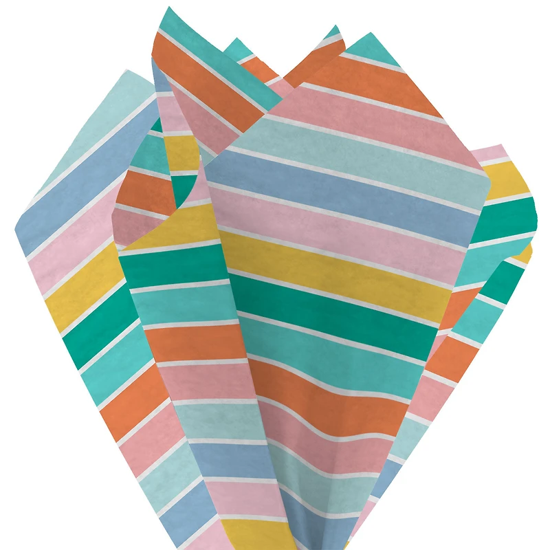 Pastel Stripes Tissue Paper Wrapping Kit for only USD 2.99 | Hallmark