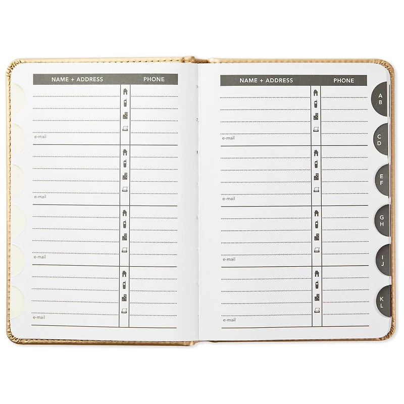 Satin Gold Address Book for only USD 14.99 | Hallmark