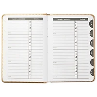 Satin Gold Address Book for only USD 14.99 | Hallmark