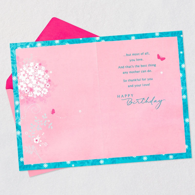 Thankful for You Butterfly Birthday Card for Mom for only USD 6.59 | Hallmark