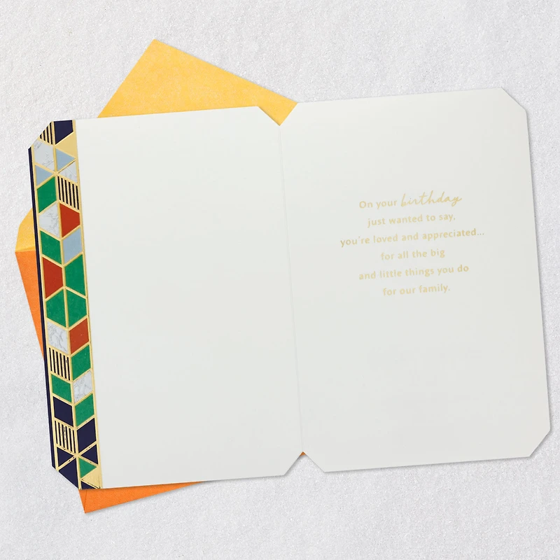 Love, Admired and Celebrated Birthday Card for Son-in-Law for only USD 6.59 | Hallmark