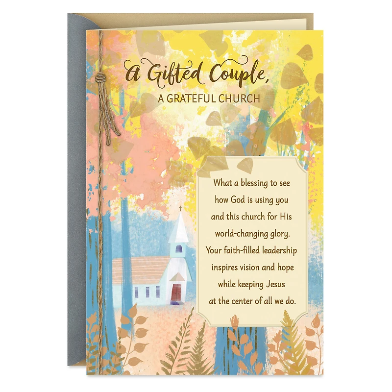 Gifted Couple, Grateful Church Religious Clergy Appreciation Card for Couple in Ministry for only USD 3.99 | Hallmark