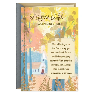 Gifted Couple, Grateful Church Religious Clergy Appreciation Card for Couple in Ministry for only USD 3.99 | Hallmark