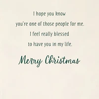 Blessed You're in My Life Christmas Card for only USD 8.59 | Hallmark