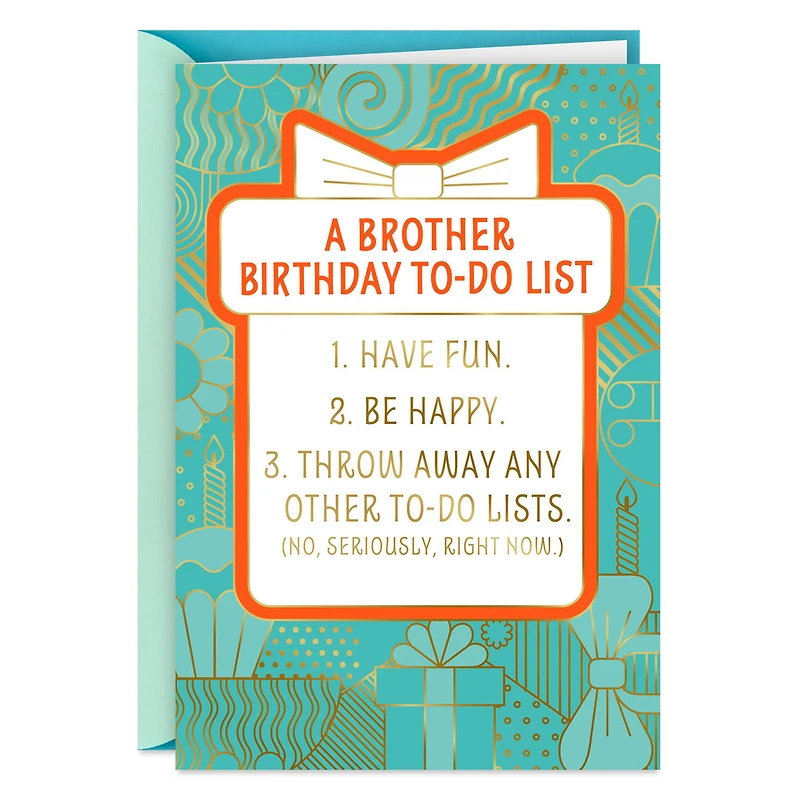 Have Fun and Relax Today Birthday Card for Brother for only USD 2.99 | Hallmark