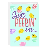 Cute Chicks Peepin' In Custom Easter Card for only USD 4.99 | Hallmark