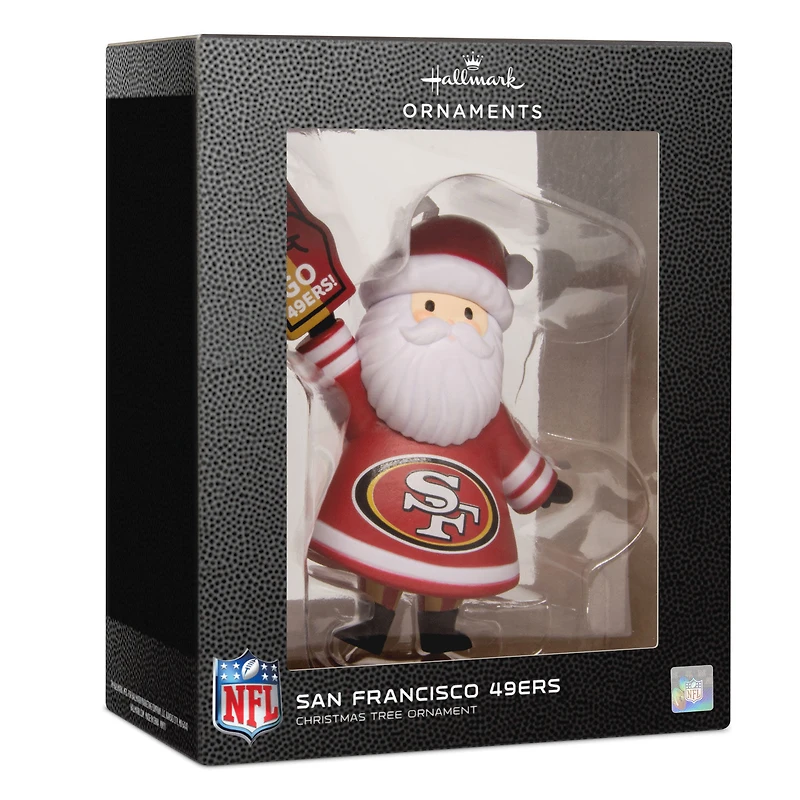 NFL San Francisco 49ers Santa Fan Hallmark Ornament for only USD 12.99 | Hallmark