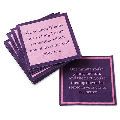 Drinks on Me Young and Fun Funny Party Napkins, Pack of 20 for only USD 5.99 | Hallmark