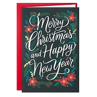 Poinsettias and Evergreen Boughs Packaged Christmas Cards, Set of 5 for only USD 5.00 | Hallmark