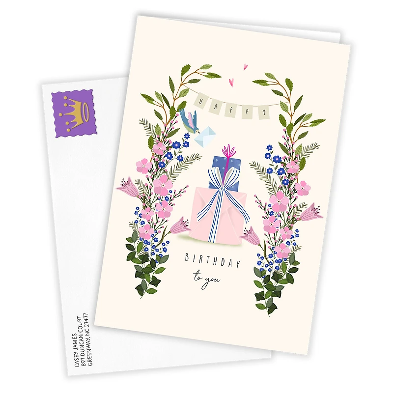 Lovely Floral Custom Birthday Card for only USD 4.99 | Hallmark