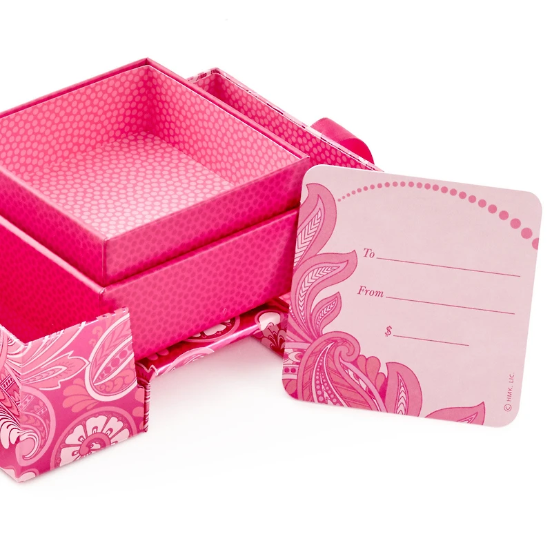 Pink Paisley Flowers Gift Card Holder Pop-Up Box for only USD 7.99 | Hallmark
