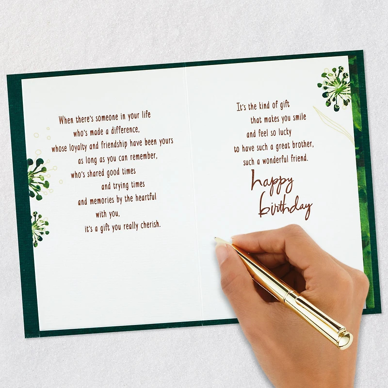 I Cherish Our Friendship Birthday Card for Brother for only USD 5.59 | Hallmark
