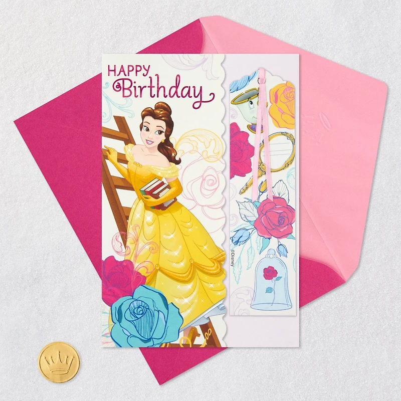 Disney Beauty and the Beast So Much More Than a Princess Birthday Card With Bookmark for only USD 6.99 | Hallmark
