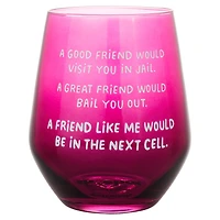 A Friend Like Me Funny Stemless Wine Glass, 15.5 oz. for only USD 16.99 | Hallmark