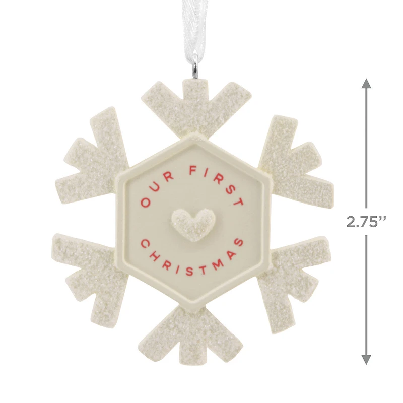 Our First Christmas Snowflake Hallmark Ornament for only USD 14.99 | Hallmark