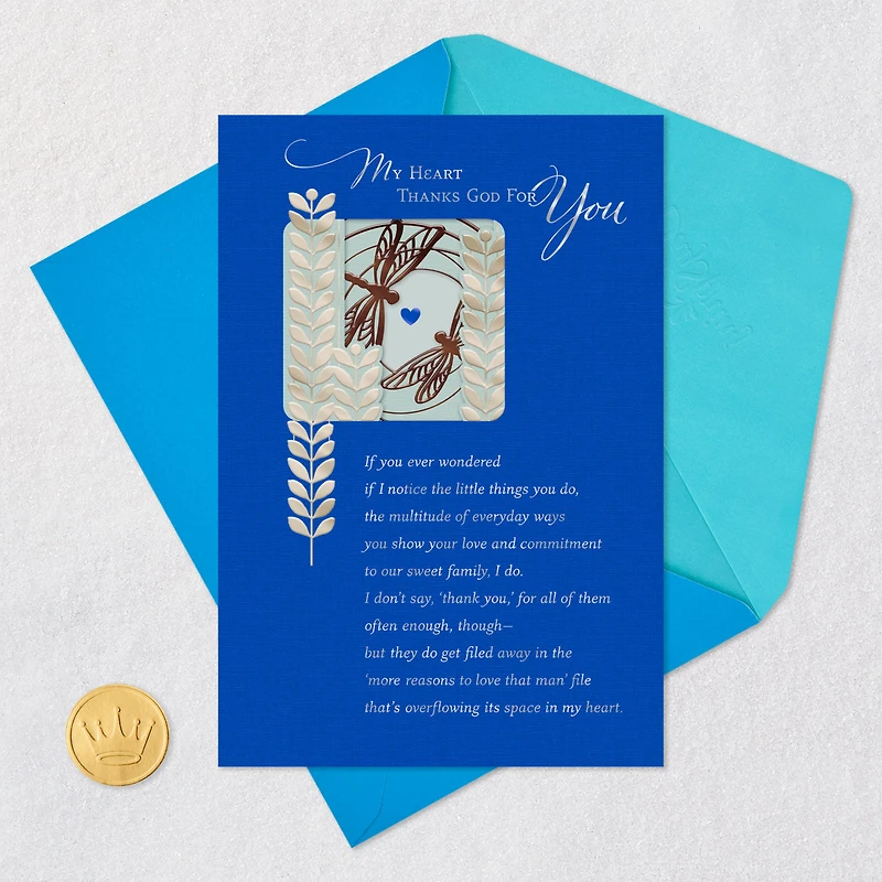 My Heart Thanks God for You Religious Father's Day Card for Husband for only USD 6.99 | Hallmark