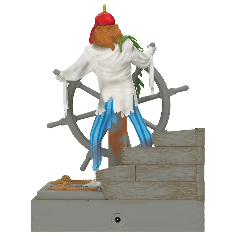 Disney Pirates of the Caribbean Collection Helmsman Skeleton Ornament With Light and Sound for only USD 49.99 | Hallmark