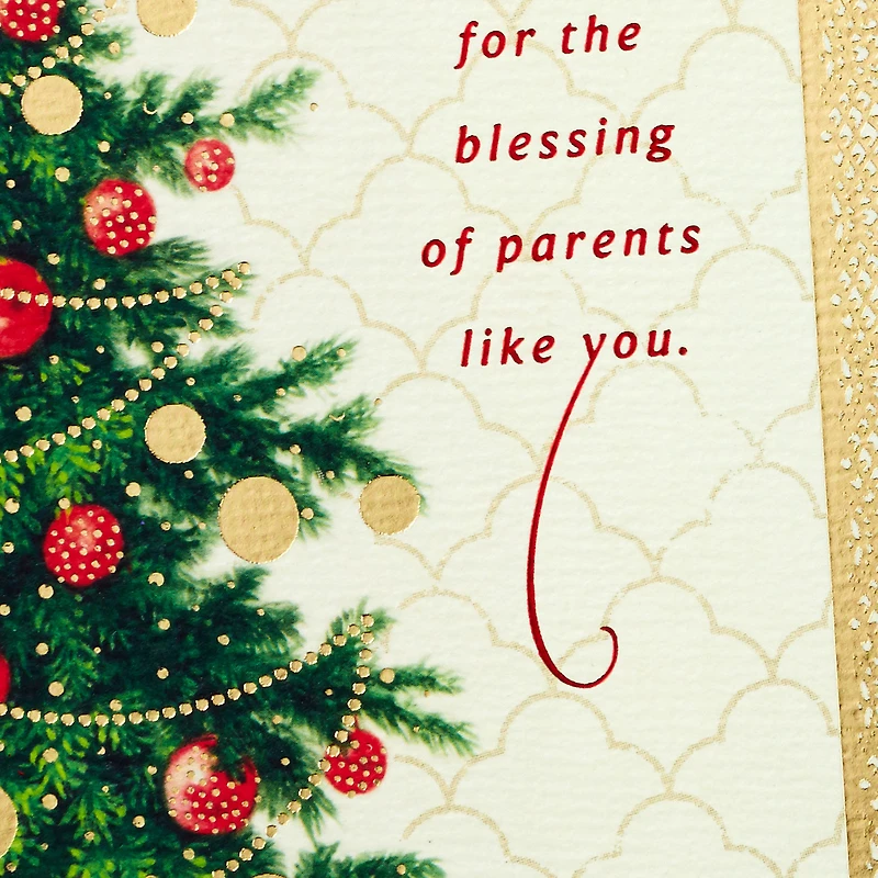 Grateful for Your Blessings Christmas Card for Parents for only USD 5.59 | Hallmark