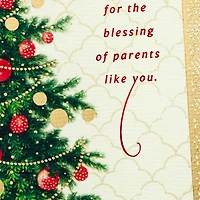 Grateful for Your Blessings Christmas Card for Parents for only USD 5.59 | Hallmark