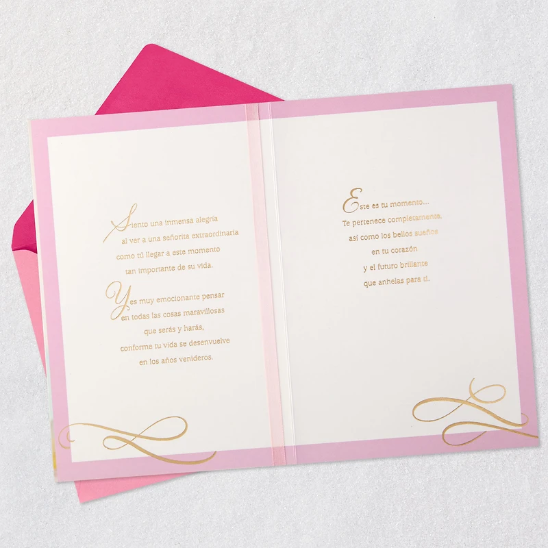 Butterfly Cake Spanish-Language Quinceañera Card for only USD 4.99 | Hallmark