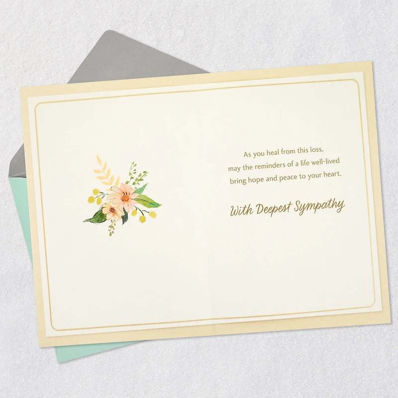 A Life Well-Lived Sympathy Card for only USD 5.99 | Hallmark