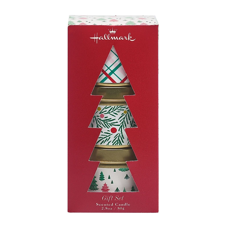 Festive Holiday Scented Candle Tins, 3-Pack for only USD 12.99 | Hallmark