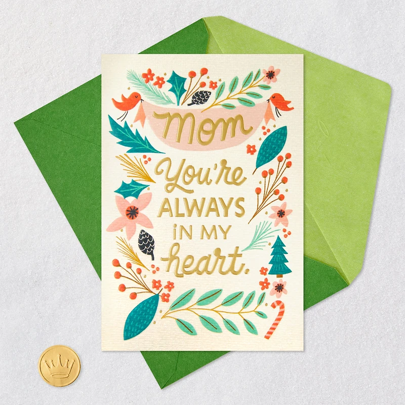 You're Always in My Heart Christmas Card for Mom for only USD 5.99 | Hallmark