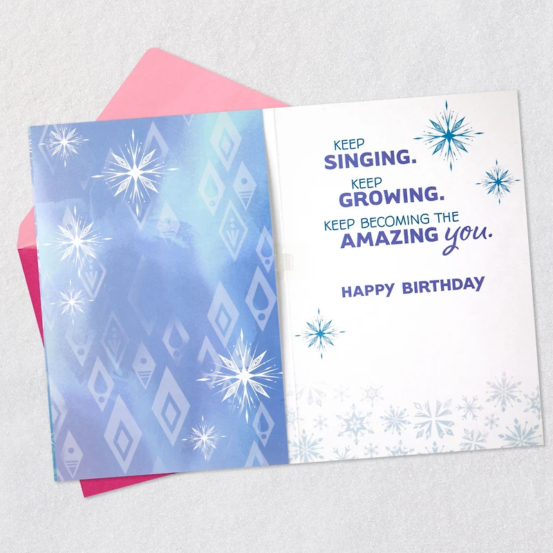 Disney Frozen 2 Elsa Sing Your Song Musical Birthday Card for Kids for only USD 5.99 | Hallmark