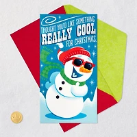 Something Cool Snowman Funny Pop-Up Money Holder Christmas Card for only USD 5.99 | Hallmark