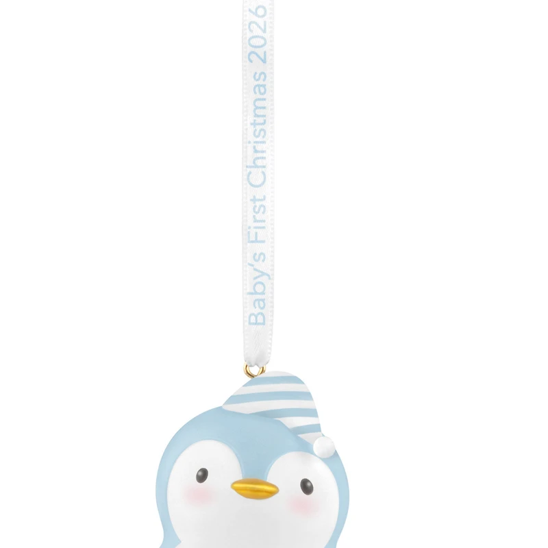 Baby Boy's First Christmas Penguin 2026 Ornament for only USD 23.99 | Hallmark