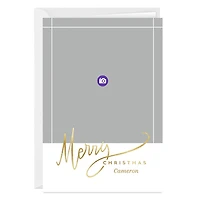 Personalized Elegant Merry Christmas Photo Card for only USD 4.99 | Hallmark