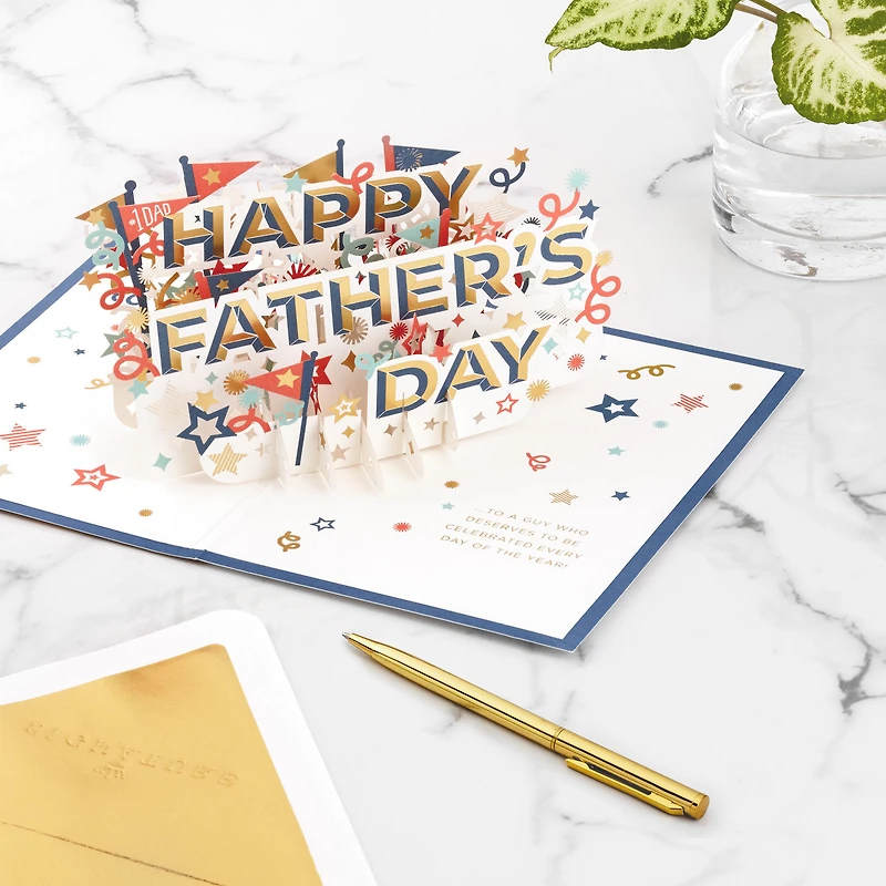 Celebrating You 3D Pop-Up Father's Day Card for only USD 12.99 | Hallmark