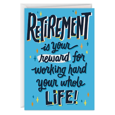 Reward for Not Getting Fired Funny Retirement Card for only USD 3.99 | Hallmark