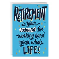 Reward for Not Getting Fired Funny Retirement Card for only USD 3.99 | Hallmark