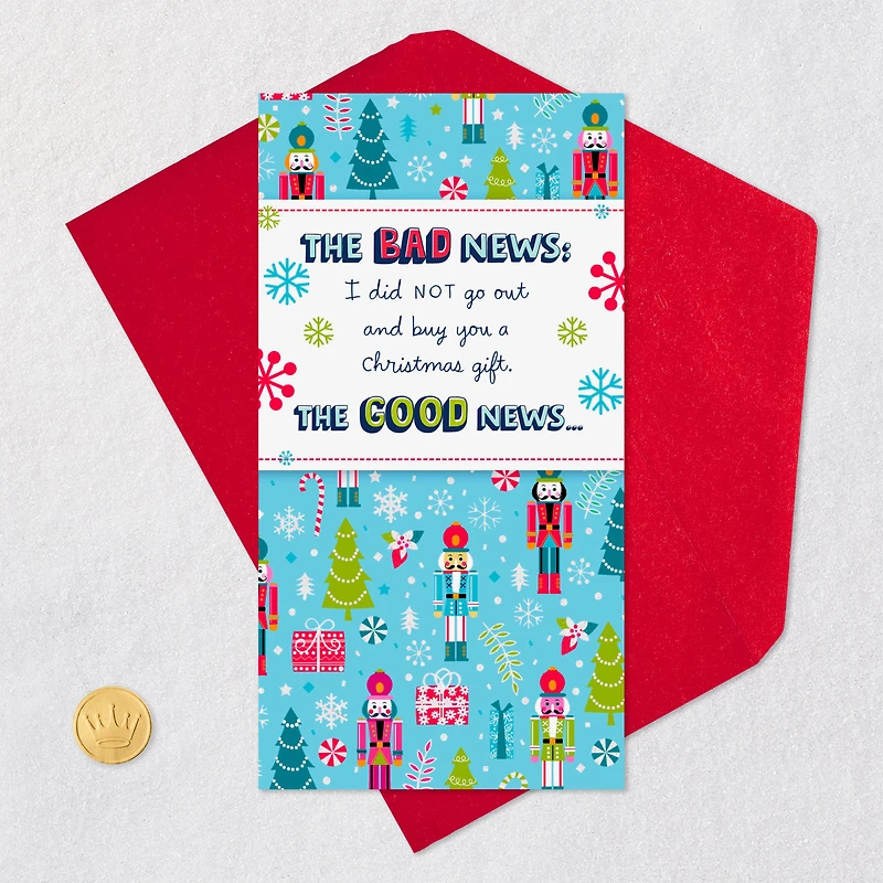 Bad News and Good News Money Holder Christmas Card for only USD 2.00 | Hallmark