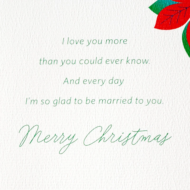Your Love Is All I Need Christmas Card for Wife for only USD 9.59 | Hallmark