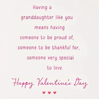 Thankful and Proud Valentine's Day Card for Granddaughter for only USD 4.99 | Hallmark